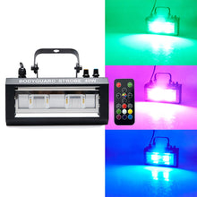 Load image into Gallery viewer, 40W RGB flash light Christmas Projector stroboscopes Lamp soundcontrol Stage Light dj disco led strobe lights