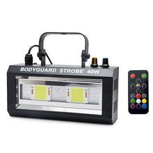 Load image into Gallery viewer, 40W RGB flash light Christmas Projector stroboscopes Lamp soundcontrol Stage Light dj disco led strobe lights
